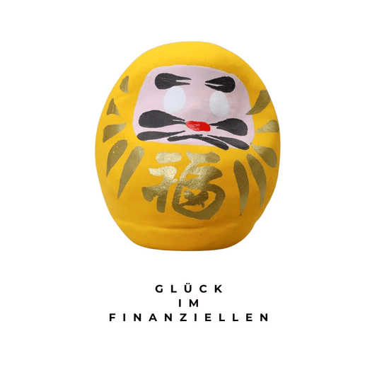 Daruma Doll Gelb I Glück in den Finanzen
